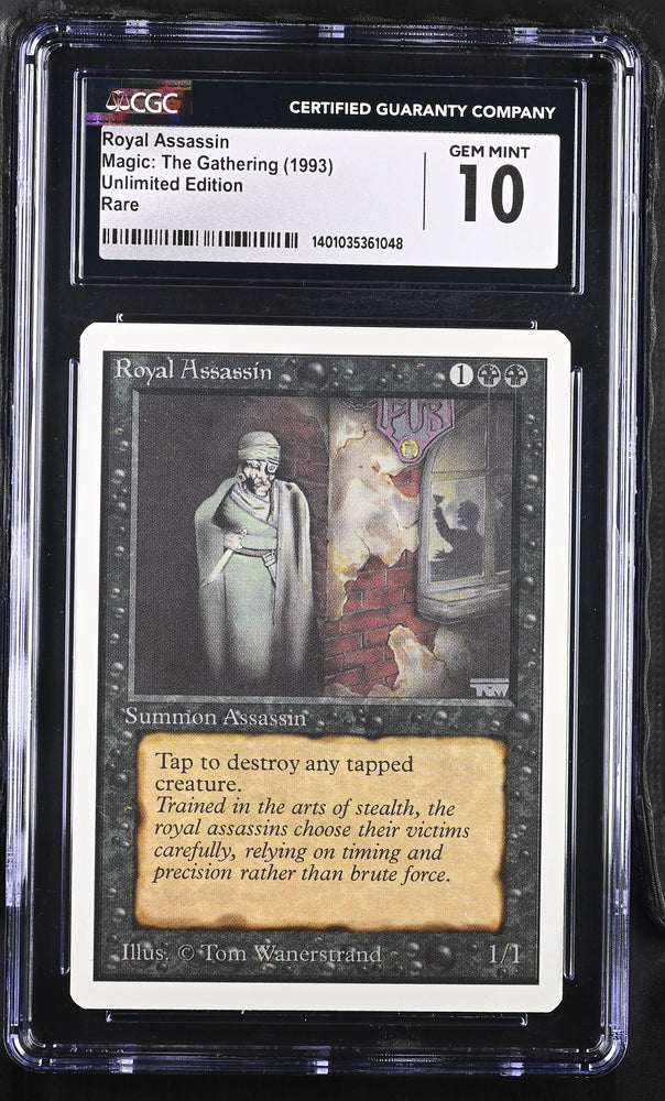 Magic: The Gathering MTG Royal Assassin [Unlimited Edition] Graded CGC 10 Gem Mint