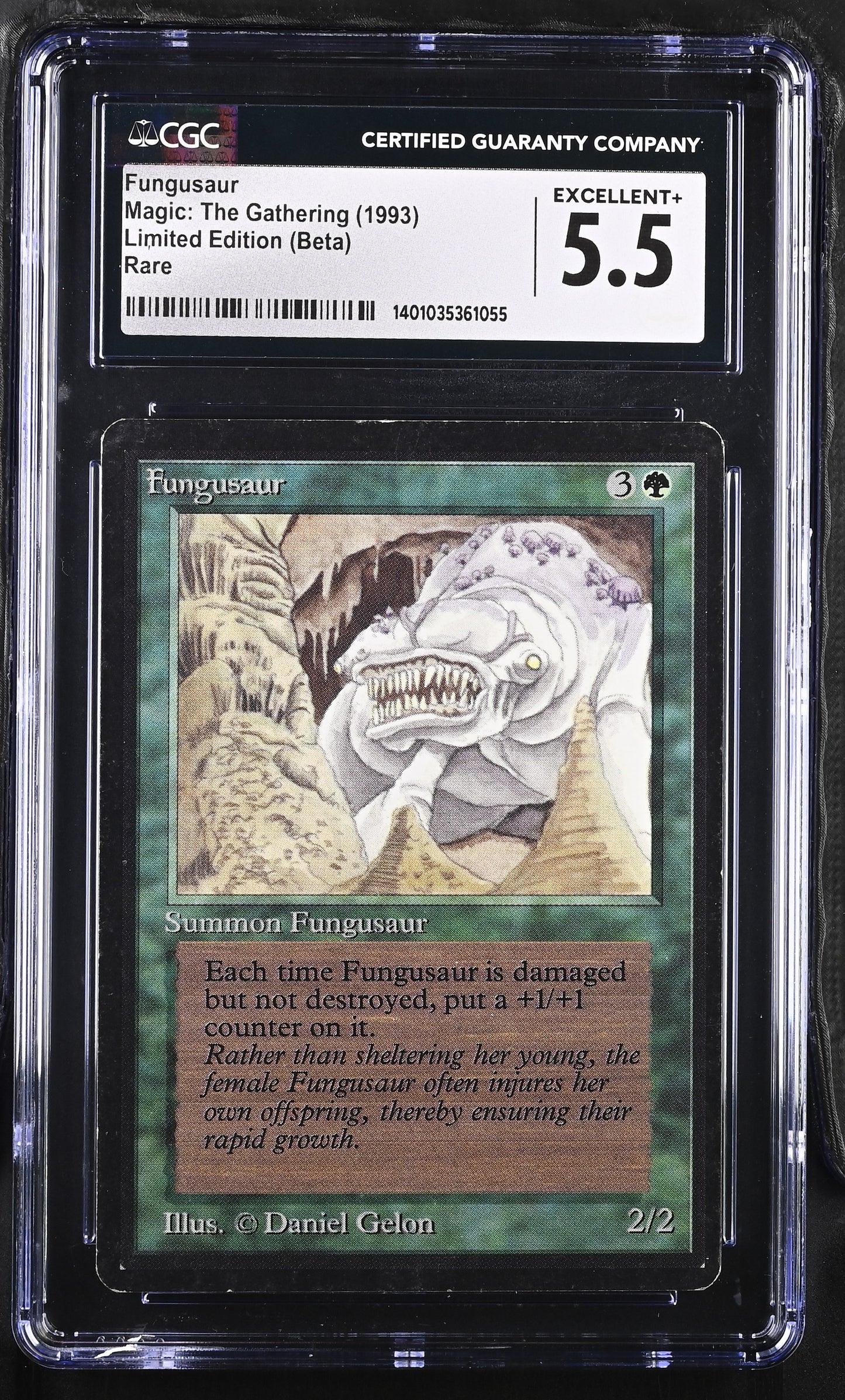 Magic: The Gathering MTG Fungusaur [Beta Edition] Graded CGC 5.5 Excellent+