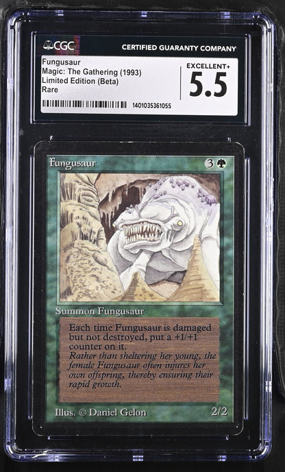 Magic: The Gathering MTG Fungusaur [Beta Edition] Graded CGC 5.5 Excellent+