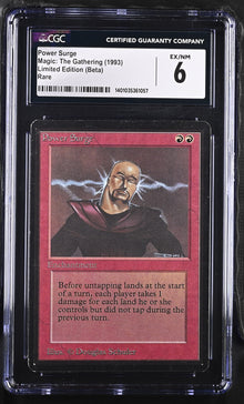 Magic: The Gathering MTG Power Surge [Beta Edition] Graded CGC 6 Ex/NM