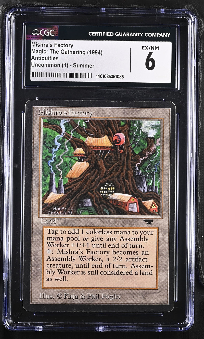 Magic: The Gathering MTG Mishra's Factory (Summer) [Antiquities] Graded CGC  6 Ex/NM