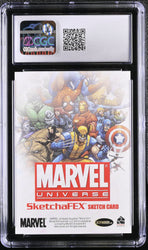 Marvel 75th Anniversary Sketch Card Warren Martineck Graded CGC 10 Gem Mint