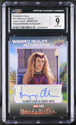 2022 Upper Deck WandaVision WRA-EO Elizabeth Olsen Autograph Graded CGC 9 Mint