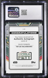 Topps 2022 Star Wars Boba Fett Autograph Card A-DP Bronze David Pasquesi CGC 9.5 Mint+