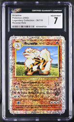 Pokémon Arcanine (36/110) [Legendary Collection] Reverse Holo Graded CGC 7 Near Mint