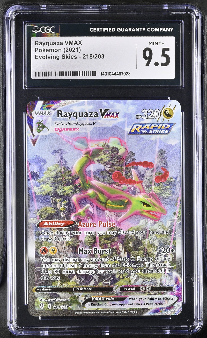 Pokemon Rayquaza VMAX Secret hotsell CGC 8.5