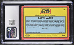 Star Wars Throwback Thursday 2024 Card #59 Darth Vader SP Image Variation CGC 9 Mint