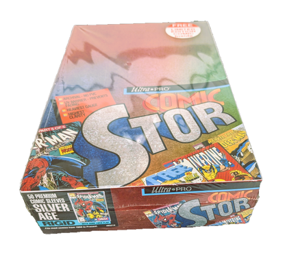 Vintage (1990's) Ultra PRO Silver Rigid 3 Ring Binder Comic Book Sleeves - 50 Count Box