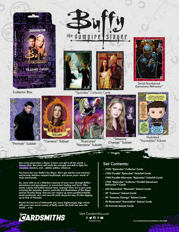 2026 Cardsmiths Buffy the Vampire Slayer Series 1 Trading Cards Collector Box