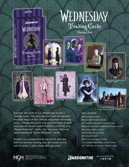 2026 Cardsmiths Wednesday Series 1 Trading Cards Collector Box