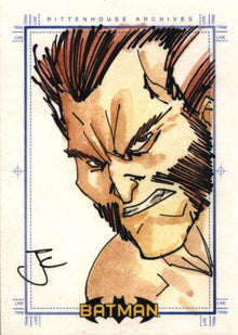 Batman Archives Sketch Card by Jose Carlos of Ras Al Ghul