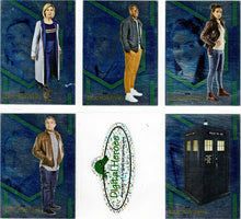 2022 Doctor Who Series 11 & 12 Complete Character Mirror Insert Card Set M1-M5