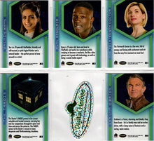 2022 Doctor Who Series 11 & 12 Complete Character Mirror Insert Card Set M1-M5
