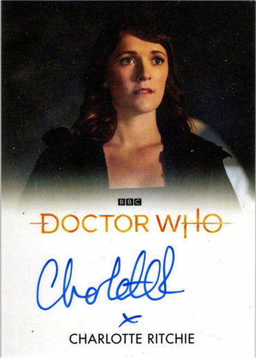 2022 Doctor Who Series 11 & 12 Charlotte Ritchie Full Bleed Autograph Card