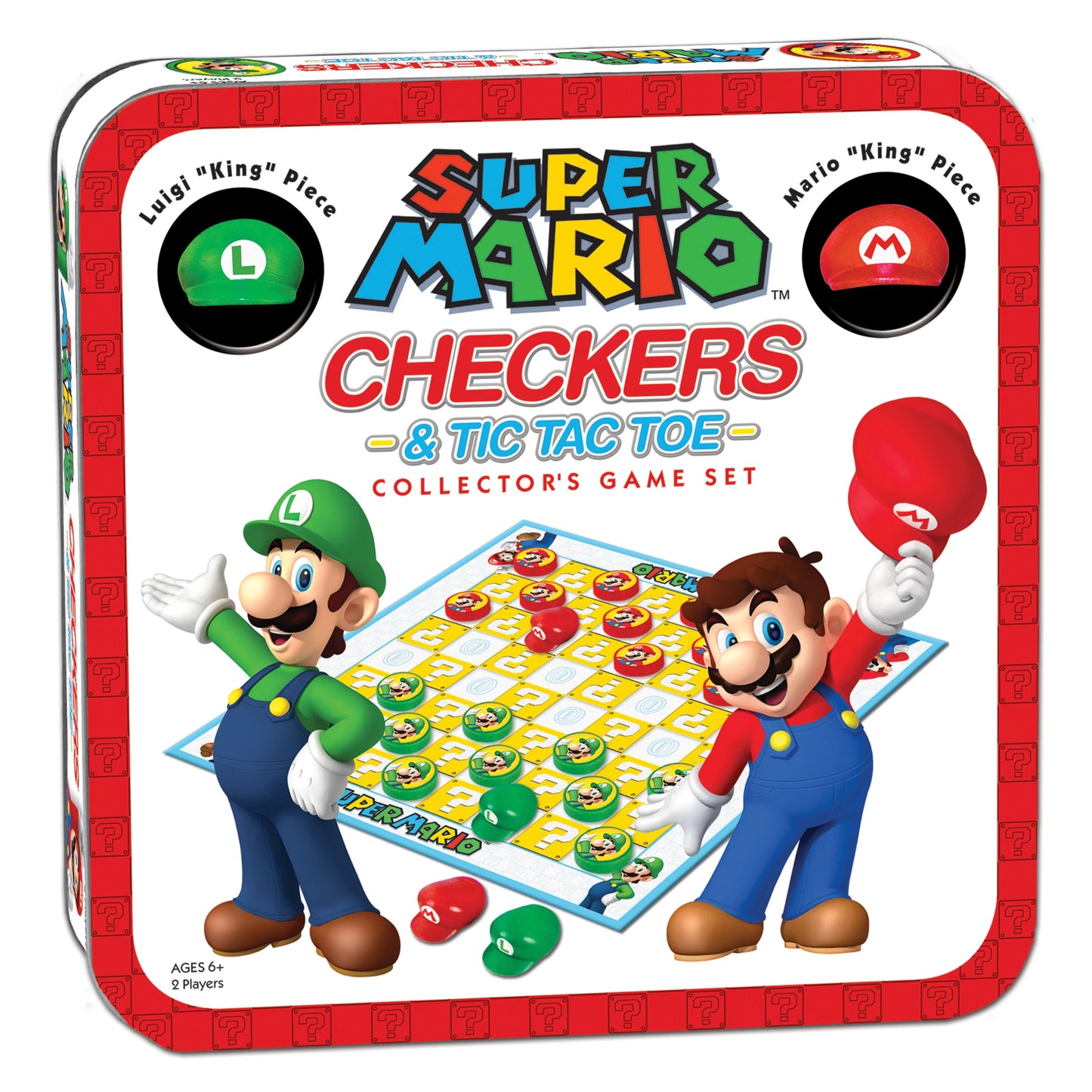 Super Mario™ Checkers & Tic Tac Toe [USAOPOLY]