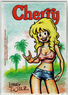 Cherry 5finity 2023 Artist Exclusive Sketch Card by Larry Welz