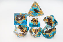 Foam Brain Pastry Pets RPG Dice & Pin Set - Chocolate Eclair Rabbit