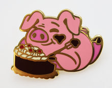 Foam Brain Pastry Pets RPG Dice & Pin Set - Chocolate Cake Piggy
