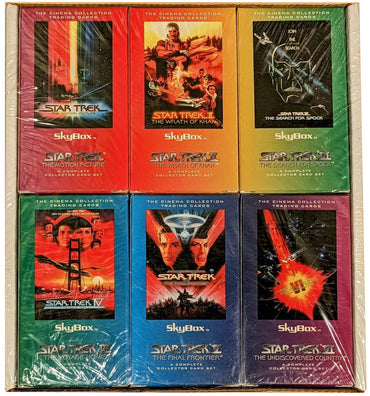 1994 Skybox Star Trek Movies Cinema Collection Widevision Factory Set of 6 Sets