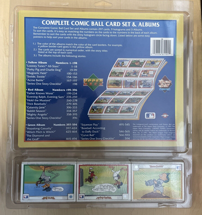 1991 Upper Deck Looney Tunes Comic Ball Series 1 Factory Set with Holograms and Albums