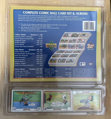 1991 Upper Deck Looney Tunes Comic Ball Series 1 Factory Set with Holograms and Albums