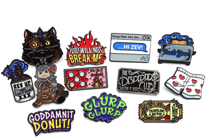 Foam Brain Mystery Loot: Dungeon Crawler Carl Adventurer's Enamel Loot Box - Floors 1-3