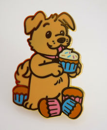 Foam Brain Pastry Pets RPG Dice & Pin Set - Cupcake Dog