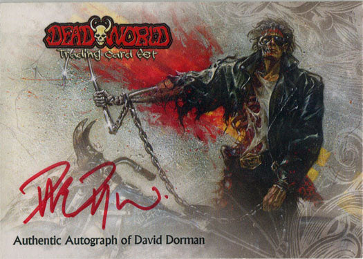 Deadworld Autograph SDCC Card DA-DD2 Signed by David Dorman