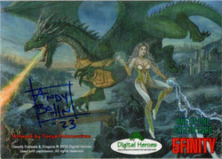 Deadly Damsels & Dragons 5finity 2023 Sketch Card Andy Bohn V6