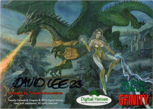 Deadly Damsels & Dragons 5finity 2023 Sketch Card David Lee V3