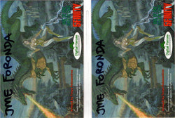 Deadly Damsels & Dragons 5finity 2023 Two Panel Sketch Card Jme Foronda V3