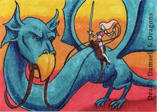 Deadly Damsels & Dragons 5finity 2023 Sketch Card Noah Ray V2