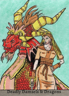 Deadly Damsels & Dragons 5finity 2023 Sketch Card Rusty Gilligan V8