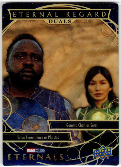 2023 Upper Deck Marvel Eternals Eternal Regard Duals Card DER-2 Chan/Henry