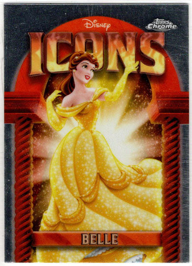 2025 Topps Chrome Disney Icons Insert Card DI-13 Belle
