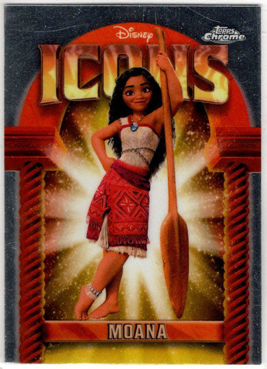 2025 Topps Chrome Disney Icons Insert Card DI-22 Moana