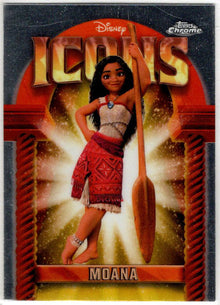 2025 Topps Chrome Disney Icons Insert Card DI-22 Moana