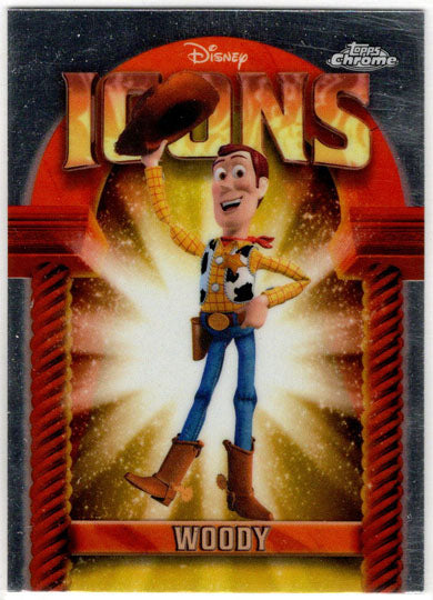 2025 Topps Chrome Disney Icons Insert Card DI-25 Woody