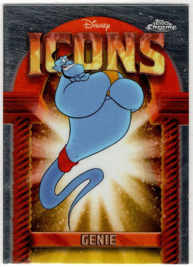 2025 Topps Chrome Disney Icons Insert Card DI-30 Genie