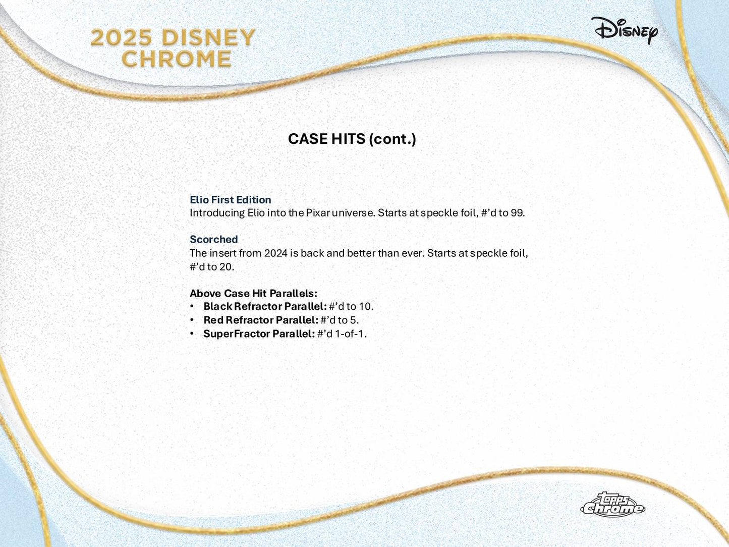 2025 Topps Chrome Disney Hobby Box