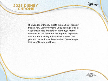2025 Topps Chrome Disney Mega Box
