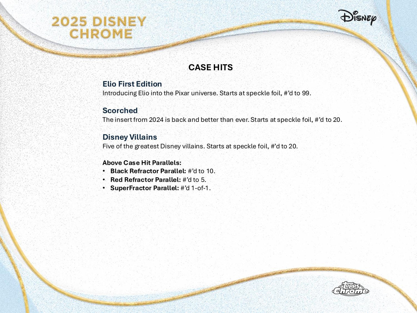 2025 Topps Chrome Disney Mega Box