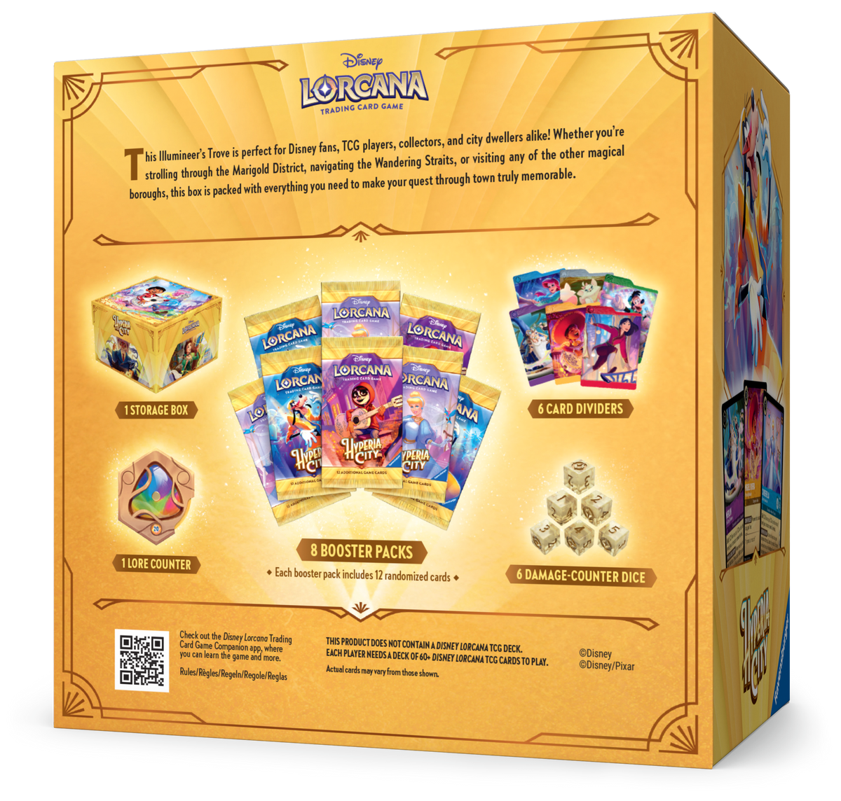 2026 Disney Lorcana Hyperia City Illumineer's Trove Box