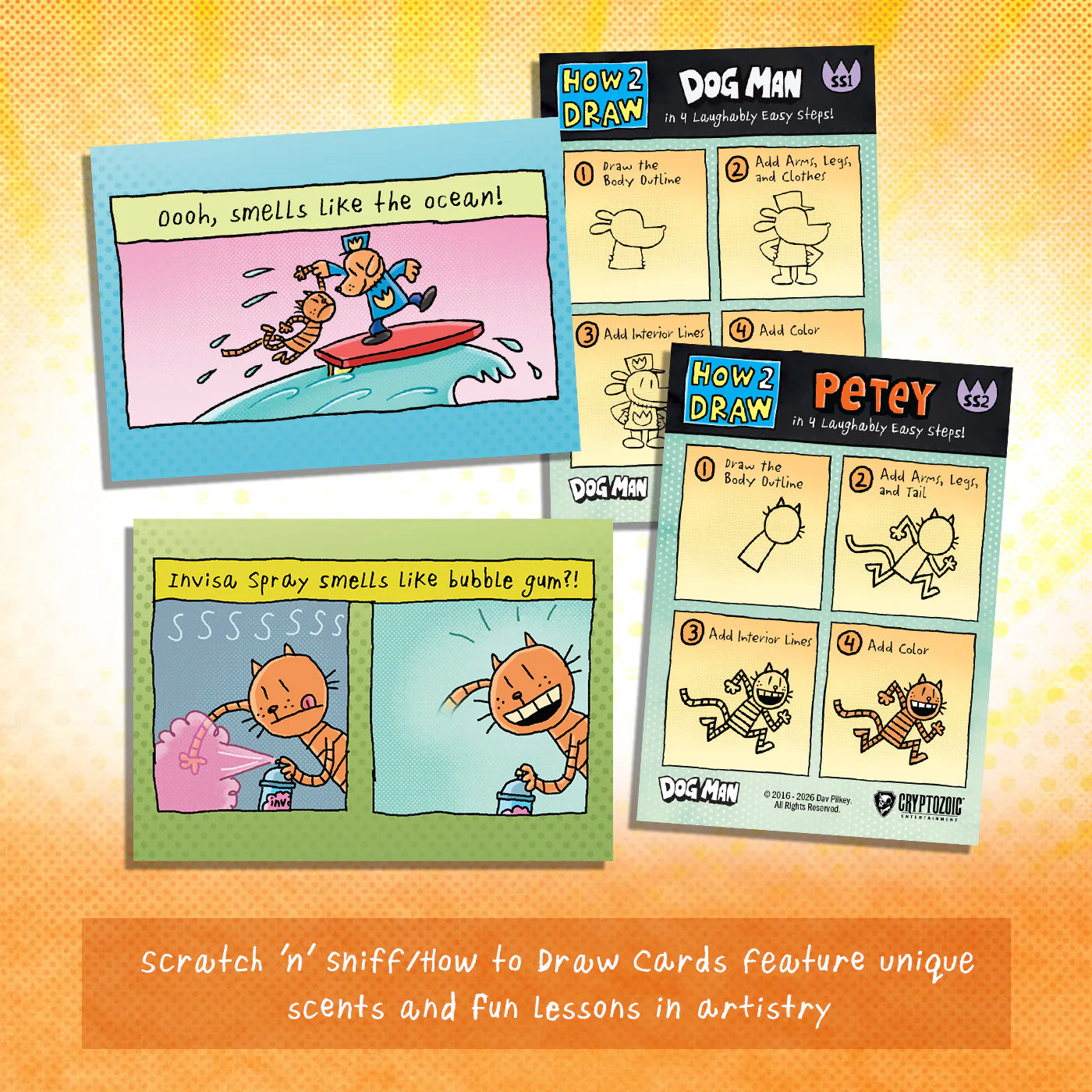 2026 Cryptozoic Dog Man Playpaks: Series 1 Blaster Box