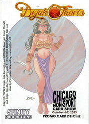 Dejah Thoris 5finity 2023 Chicago Non-Sport Card Show Promo Card DT-CHI2
