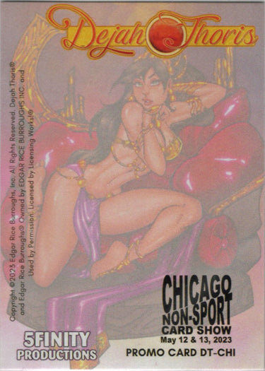 Dejah Thoris 5finity 2023 Chicago Non-Sport Card Show Promo Card DT-CHI