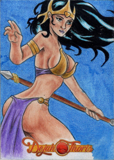 Dejah Thoris 5finity 2023 Sketch Card Alessandro V2