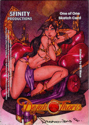 Dejah Thoris 5finity 2023 Sketch Card Alessandro V2