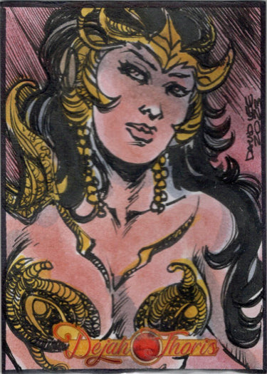 Dejah Thoris 5finity 2023 Sketch Card David Lee V1