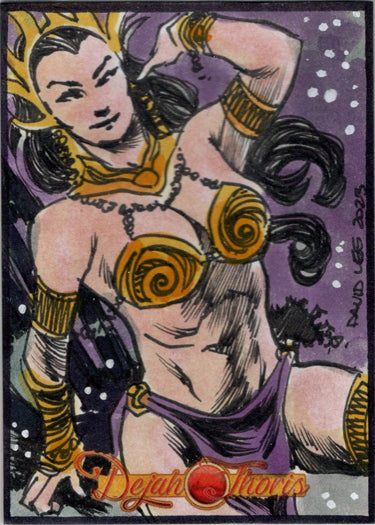 Dejah Thoris 5finity 2023 Sketch Card David Lee V2